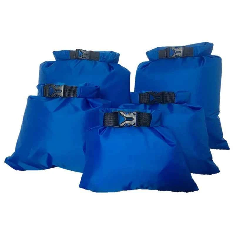 5er-Set Wasserdichte Dry Bags – Outdoor Packsäcke für Camping, Kajak, Wandern & Strand