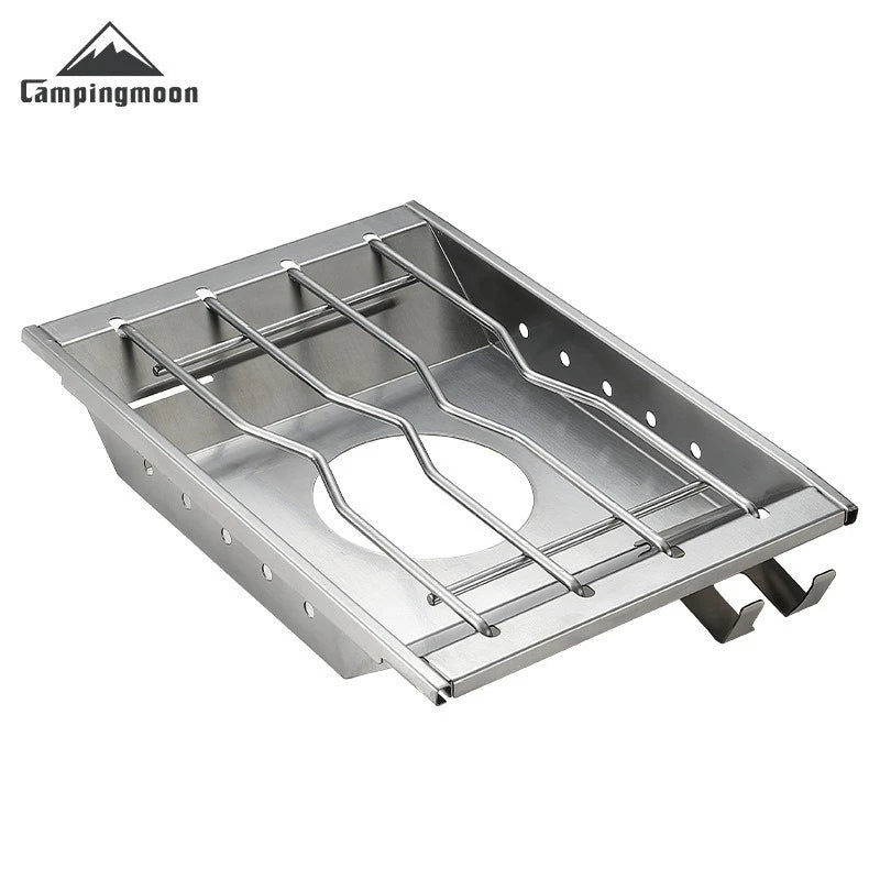 đ„ CAMPINGMOON CKâ25PG â Korean Style Edelstahl Furnace Plate Frame (IGTâkompatibel)
