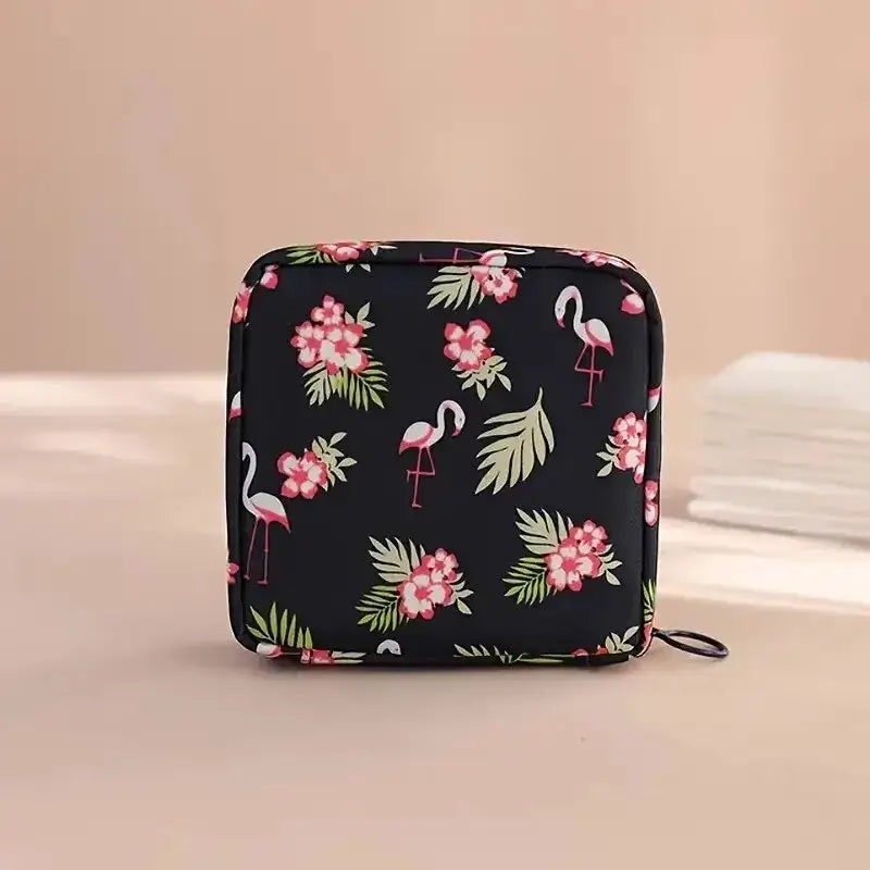 Tampon-Organizer Tasche – Wasserdichte Binden-Aufbewahrung mit süßem Cartoon-Design
