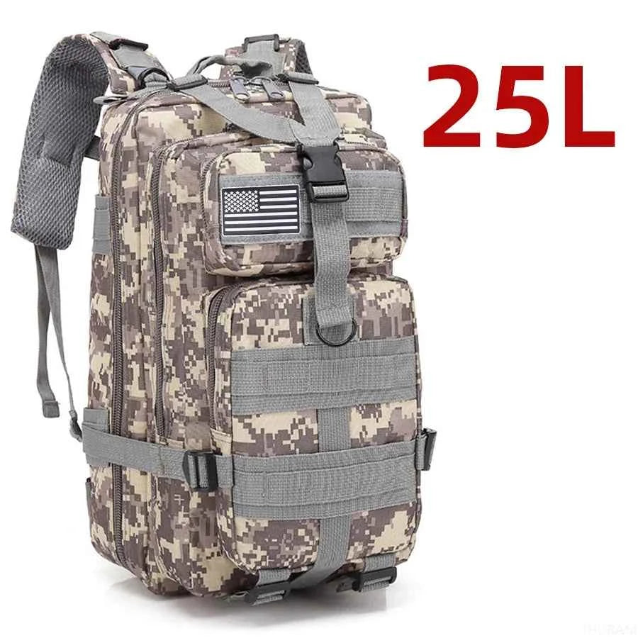 Wasserdichter Outdoor Rucksack 25L – Robuster Trekking & Camping Rucksack