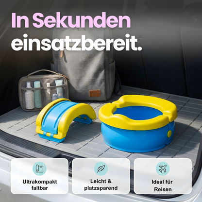 Faltbares Reise-Babytöpfchen – Saubere Lösung für unterwegs