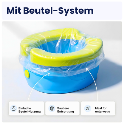 Faltbares Reise-Babytöpfchen – Saubere Lösung für unterwegs