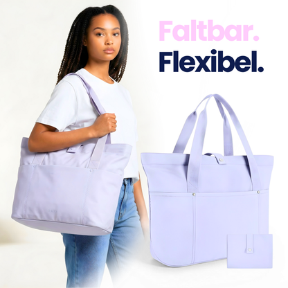 Faltbare Allround-Tragetasche – 20 L Stauraum, ultraleicht & wasserabweisend
