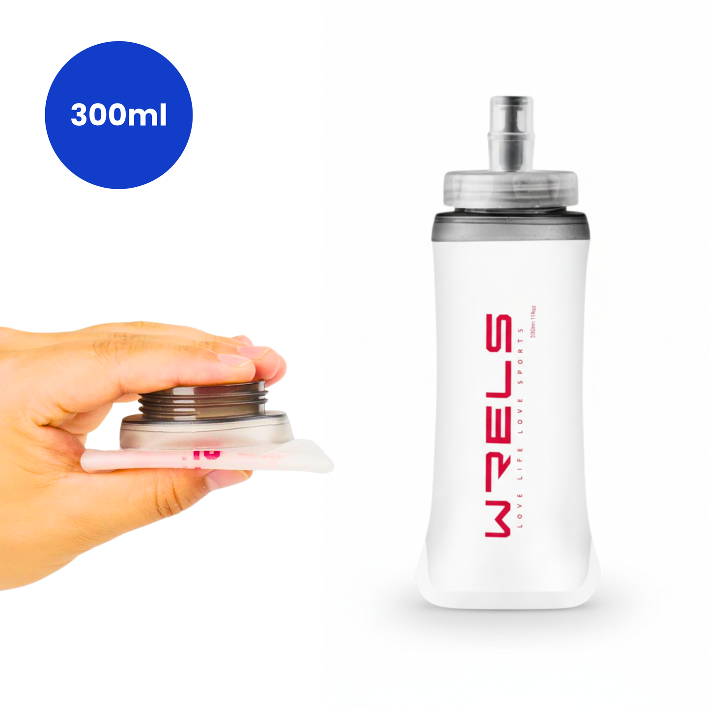 Faltbare Sport-Wasserflasche – Ultraleicht & platzsparend hydratisiert