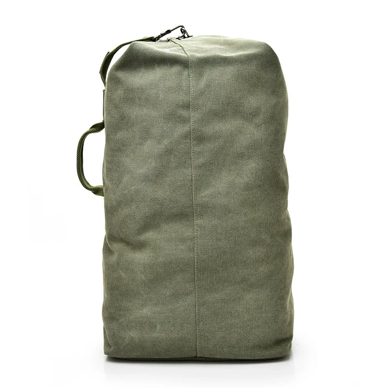 DIDA BEAR Canvas Reiserucksack Herren – Vintage Bergsteiger-Rucksack & Schultertasche