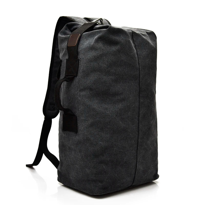 DIDA BEAR Canvas Reiserucksack Herren – Vintage Bergsteiger-Rucksack & Schultertasche
