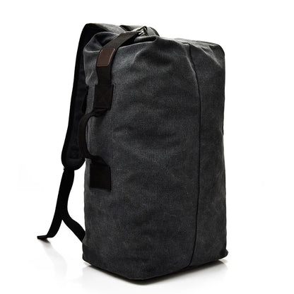 DIDA BEAR Canvas Reiserucksack Herren – Vintage Bergsteiger-Rucksack & Schultertasche