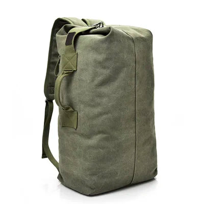 DIDA BEAR Canvas Reiserucksack Herren – Vintage Bergsteiger-Rucksack & Schultertasche