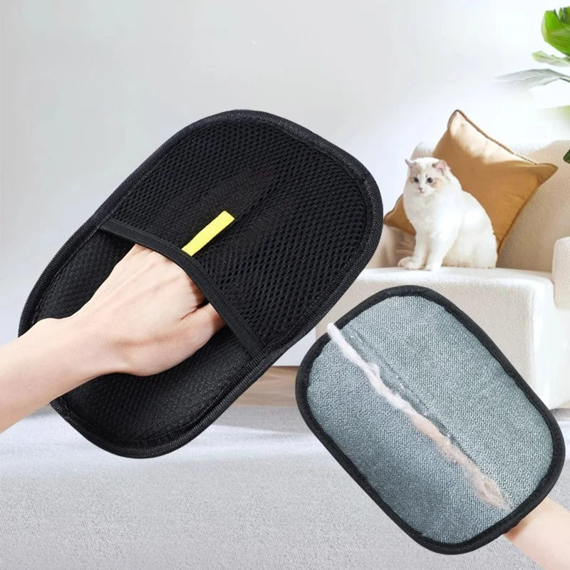 Tierhaar‑Entferner – Tragbare, waschbare Fell‑ und Fussel‑Entfernungs‑Handschuhe für Kleidung | Reinigungsprodukt & Haustierzubehör