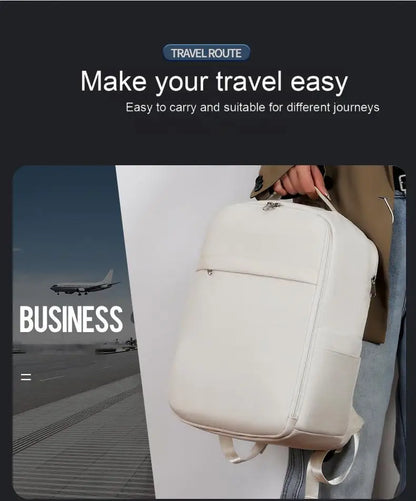 „Neuer Business‑Rucksack – passend für 14"/15"‑Laptops, ideal für Kurzreisen. Farbvoll, kabinentauglich. Unisex, stylisch & praktisch.“