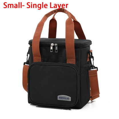 „Isolierte Lunchbox für Damen und Herren – zusammenklappbare, auslaufsichere Doppel‑Kühltasche mit großer Kapazität. Perfekt für Reisen, Camping und als Lunchbag für die Arbeit.“