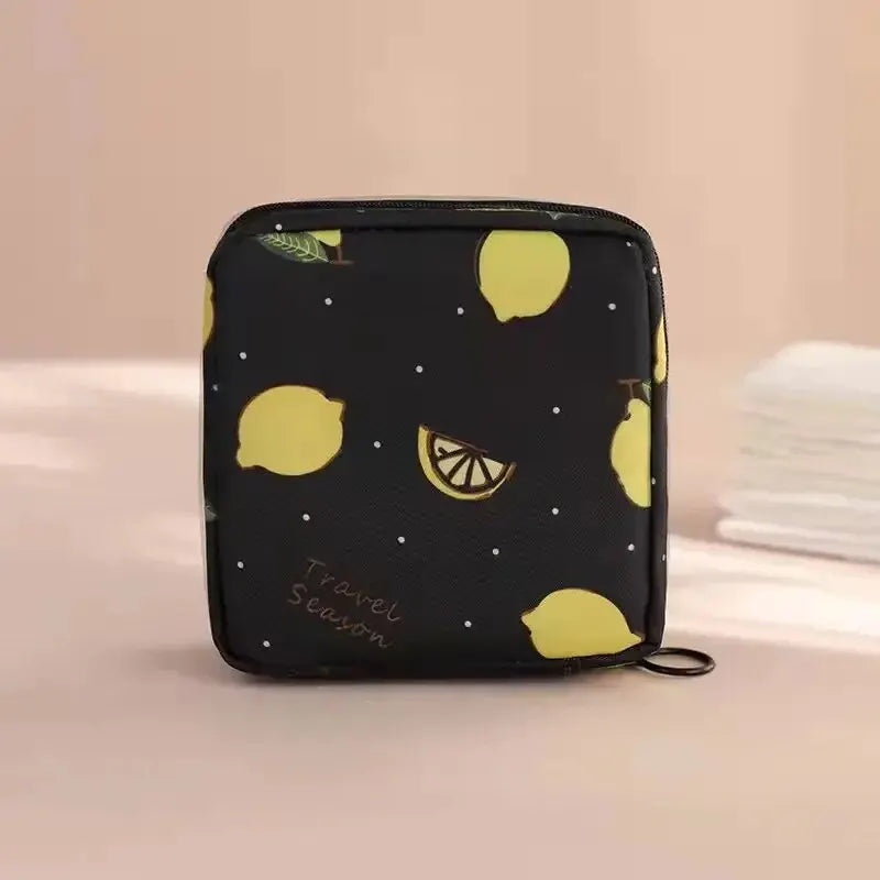 Tampon-Organizer Tasche – Wasserdichte Binden-Aufbewahrung mit süßem Cartoon-Design
