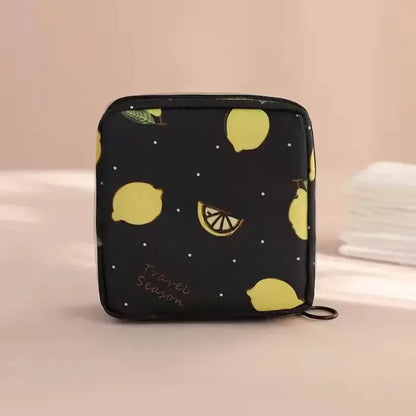 Tampon-Organizer Tasche – Wasserdichte Binden-Aufbewahrung mit süßem Cartoon-Design