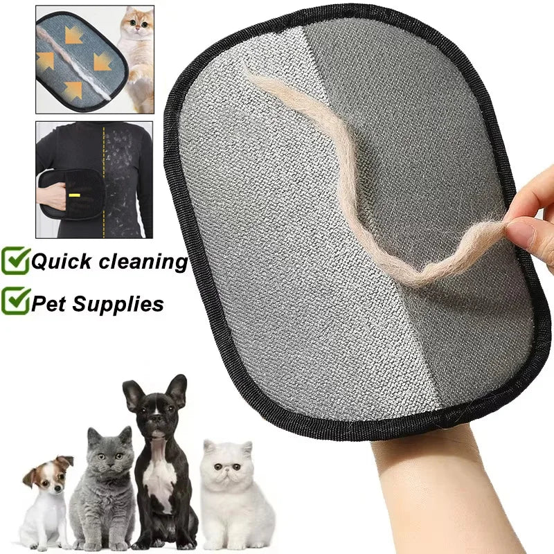 Tierhaar‑Entferner – Tragbare, waschbare Fell‑ und Fussel‑Entfernungs‑Handschuhe für Kleidung | Reinigungsprodukt & Haustierzubehör