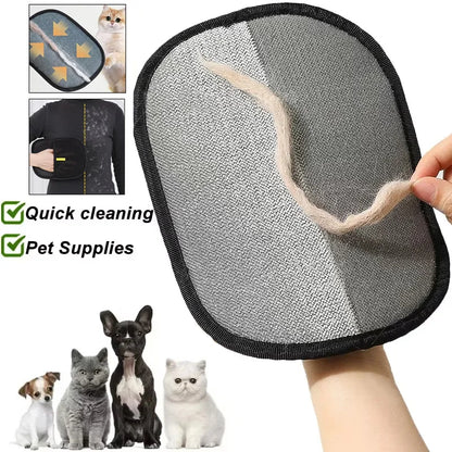 Tierhaar‑Entferner – Tragbare, waschbare Fell‑ und Fussel‑Entfernungs‑Handschuhe für Kleidung | Reinigungsprodukt & Haustierzubehör