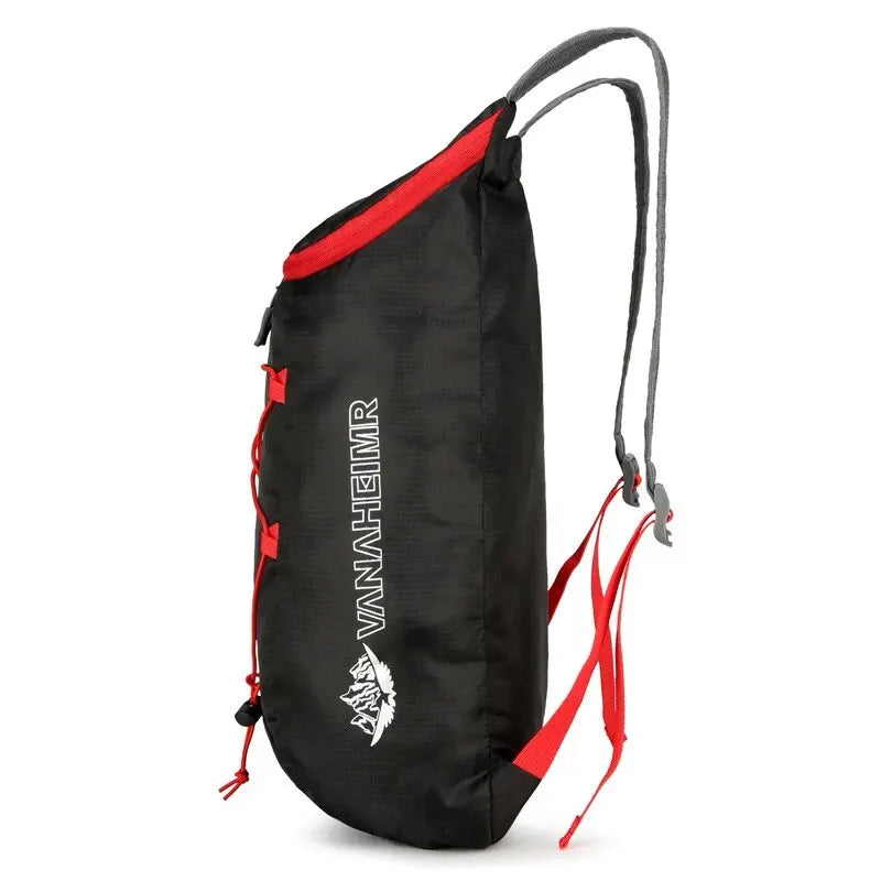 „Multifunktionaler Outdoor‑Falt‑Rucksack – hochdichtes, leichtes, wasserdichtes Nylon‑Gewebe, Sporttasche für Camping, Wandern und Reisen“