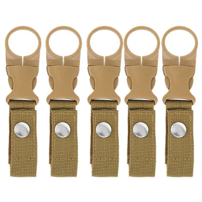 Karabiner Flaschenhalter Clip – Nylon, für Gürtel & Rucksack