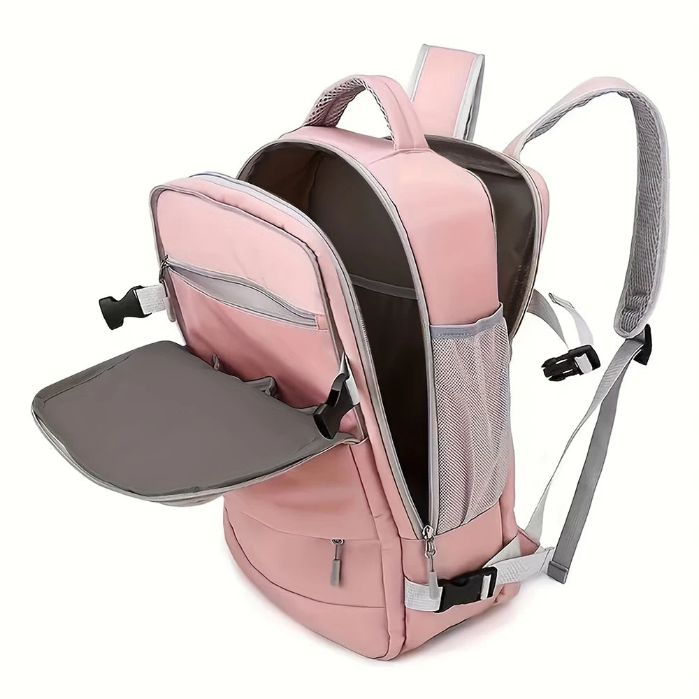 Großzügiger, modischer Reise‑Rucksack mit verstellbarer Kofferfunktion – Reisetasche, Aufbewahrungstasche, multifunktionale Freizeittasche