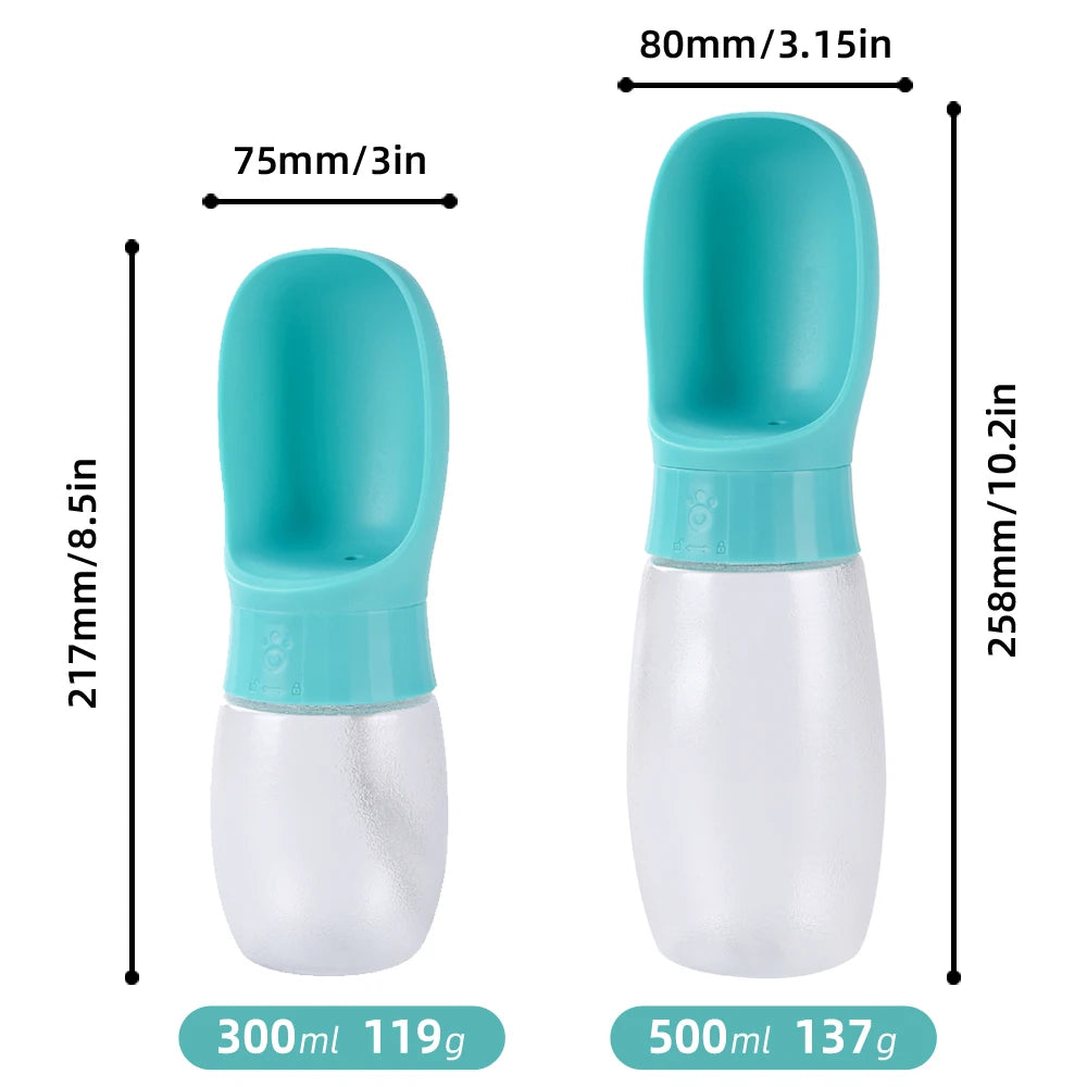 300 ml / 500 ml Große Hunde‑Wasserflasche Tragbare Trinkschale Für Kleine Hunde Katzen Reisen Wandern Welpen Haustier‑Wasserspender Becher Labrador