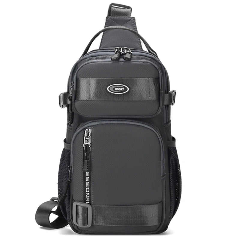 „Rucksack zum Fahren für Herren, Brusttasche für Herren, lässige einseitige Umhängetasche für Herren, leichte und großräumige Crossbody‑Tasche.“
