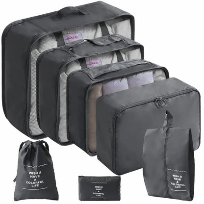 Reise-Organizer Set – Packwürfel & Kofferorganizer (7 oder 10 Stück)