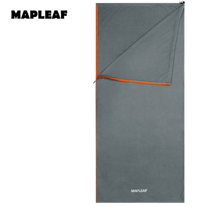 MAPLEAF Fleece Sleeping ,Travel Camping Sheet Camping Blanket Liner