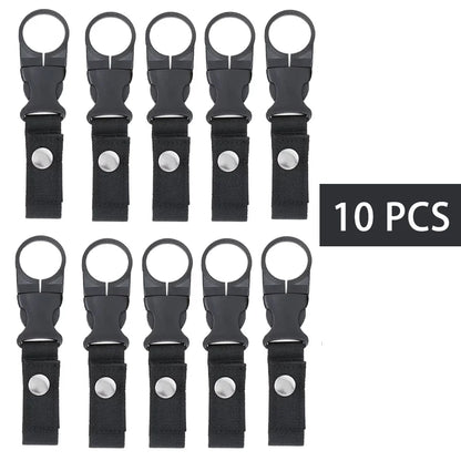 Karabiner Flaschenhalter Clip – Nylon, für Gürtel & Rucksack