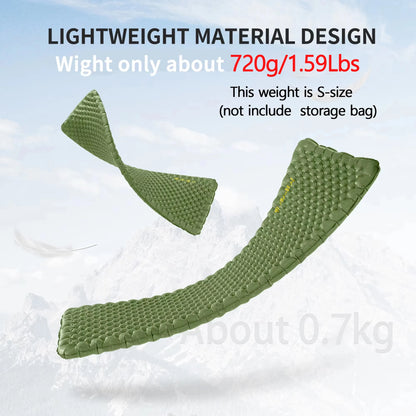 Naturehike 2024 neue Campingmatratze 4,6 hoher R‑Wert ultraleichte faltbare Strand‑Luftschlafmatte Outdoor‑Wandern‑Luftmatratze