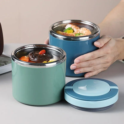 „630/1000‑ml Thermobehälter für Lebensmittel – isolierter Suppenbecher/Thermosbehälter aus Edelstahl, Lunchbox zum Warmhalten für Schulkinder“