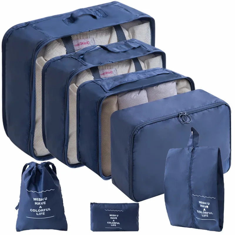 Reise-Organizer Set – Packwürfel & Kofferorganizer (7 oder 10 Stück)