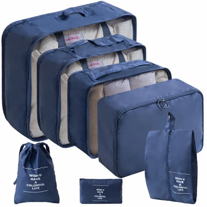 Reise-Organizer Set – Packwürfel & Kofferorganizer (7 oder 10 Stück)