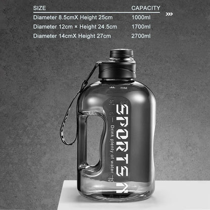 2,7/1,7‑Liter isolierte Wasserflaschen mit Strohhalm – für Fitnessstudio, Reisen, Wandern, Camping – Warmwasserflasche für Männer und Frauen, auslaufsicher, Fitness‑Trinkflasche