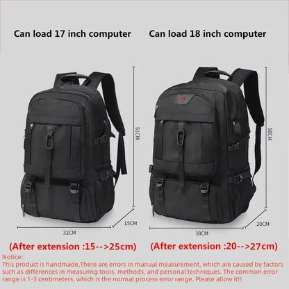 50L 80L Großer Reise‑Rucksack für Herren, mit separatem Schuhfach, Business‑Tasche, Outdoor‑Sport‑Rucksack, wasserdicht, schwarzer Herren‑Aufbewahrungsrucksack“