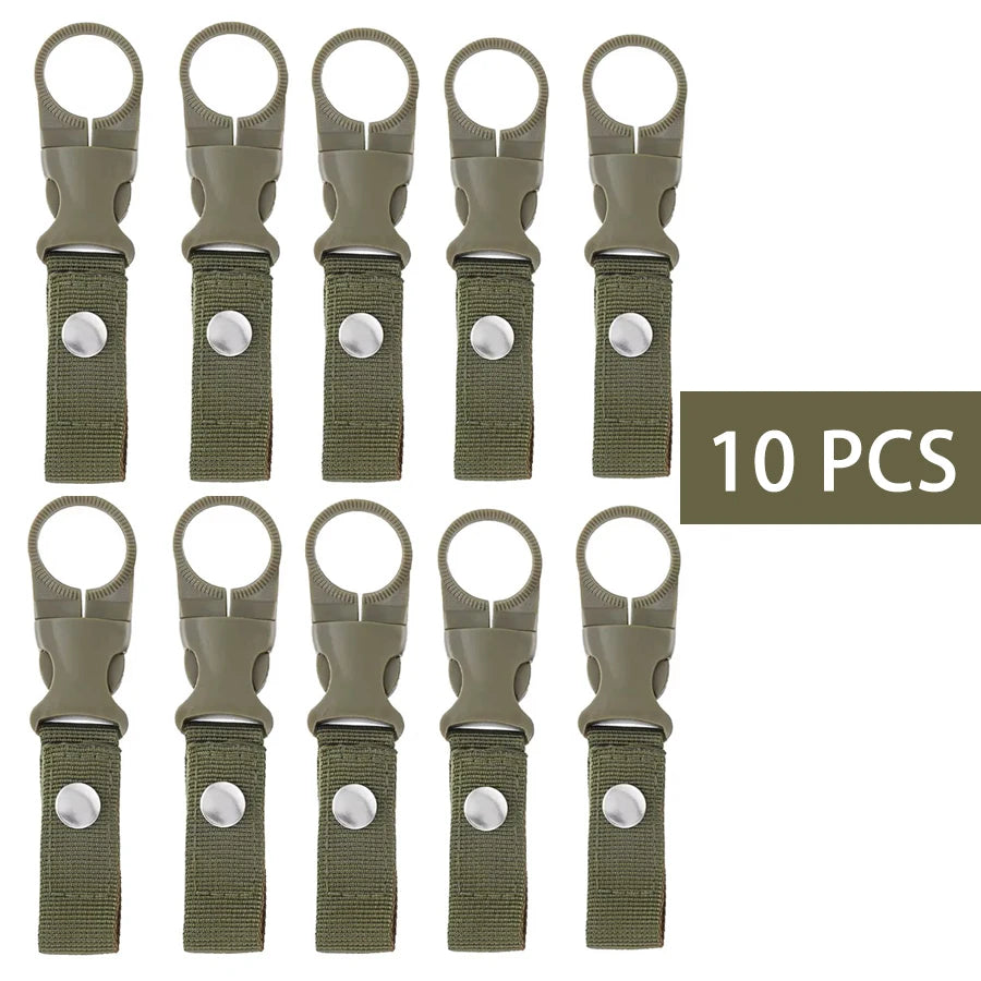 Karabiner Flaschenhalter Clip – Nylon, für Gürtel & Rucksack