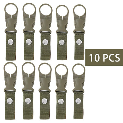 Karabiner Flaschenhalter Clip – Nylon, für Gürtel & Rucksack
