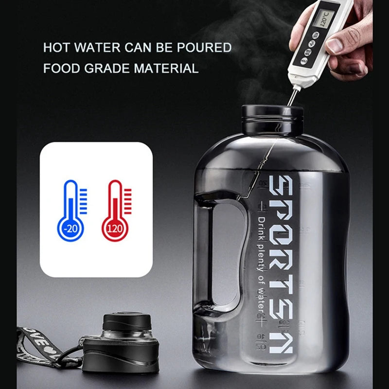 2,7/1,7‑Liter isolierte Wasserflaschen mit Strohhalm – für Fitnessstudio, Reisen, Wandern, Camping – Warmwasserflasche für Männer und Frauen, auslaufsicher, Fitness‑Trinkflasche