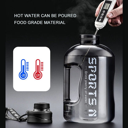 2,7/1,7‑Liter isolierte Wasserflaschen mit Strohhalm – für Fitnessstudio, Reisen, Wandern, Camping – Warmwasserflasche für Männer und Frauen, auslaufsicher, Fitness‑Trinkflasche