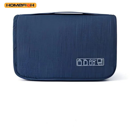 Homefish Wandmontierte Reise‑Kulturtasche für persönliche Hygiene, Kosmetik‑ und Badezimmer‑Zubehörsets
