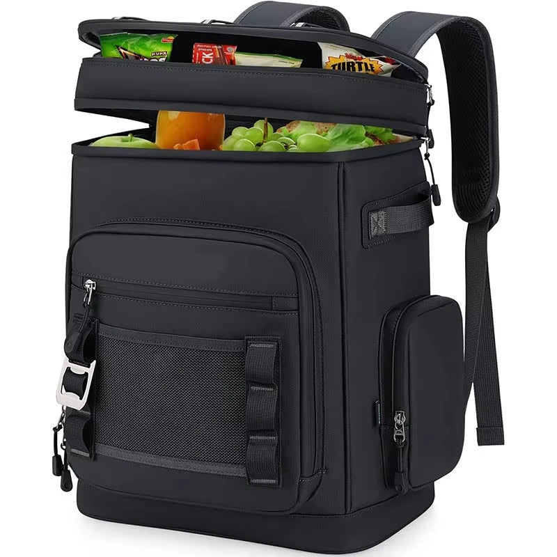 30L Wasserdichter Isolierter Cooler Rucksack – Für Camping, Strand, Angeln & Reisen