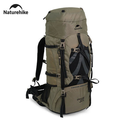70L Trekking-Rucksack – Ergonomisch, Wasserdicht mit Regenhülle | Camping & Wandern