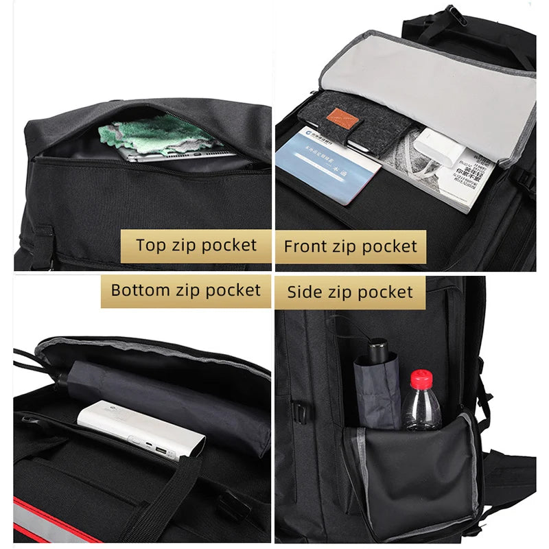 130L Wander‑ und Campingrucksack – Große Reisetasche für Herren, Trekking‑ und Outdoor‑Sport, Molle‑Rucksack mit großem Fassungsvermögen
