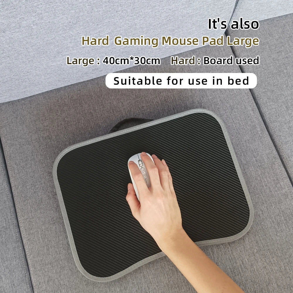 MUMUCC Multifunktionaler Laptop‑Tisch mit Kissen – gefüllt mit Schaumperlen, inkl. Hart‑Mousepad