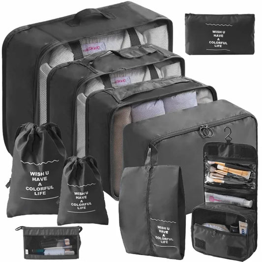 Reise-Organizer Set – Packwürfel & Kofferorganizer (7 oder 10 Stück)