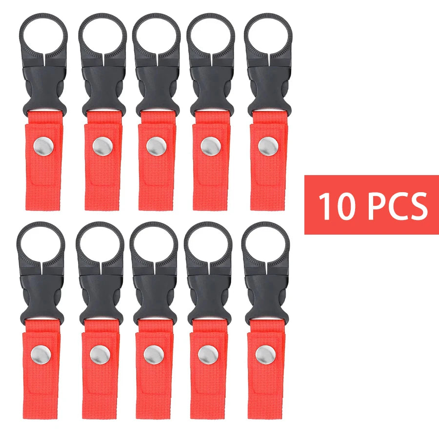 Karabiner Flaschenhalter Clip – Nylon, für Gürtel & Rucksack