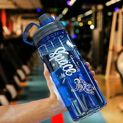 „2L/3L Sport‑Wasserflasche mit großer Kapazität, mit Filter – umweltfreundliche Kunststoff‑Trinkflasche, tragbar, ideal für Fitness, BPA‑frei“
