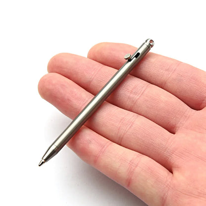 Tragbarer Mini‑Titan‑Stift, EDC‑Gadget, Outdoor‑Accessoire, kreativer Unterschriftenstift mit Persönlichkeit“