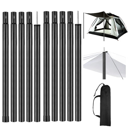 Teleskop‑Zeltstangen (2er‑Set) | Universell verstellbare Aluminium‑Tarpstangen | Für Zelte, Sonnensegel, Markisen & Camping‑Shelter