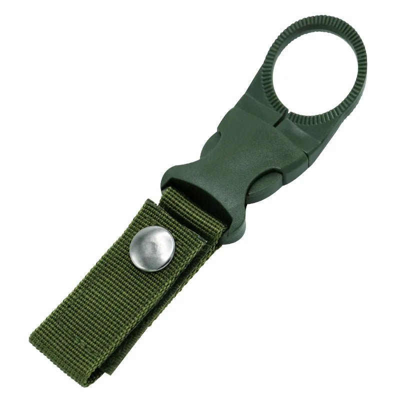 Karabiner Flaschenhalter Clip – Nylon, für Gürtel & Rucksack