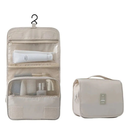 Reise‑Multifunktionstasche für Make‑up – Hängende, waschbare Kulturtasche mit großer Kapazität, Trocken‑/Nass‑Trennung und tragbarem Handgriff‑Design