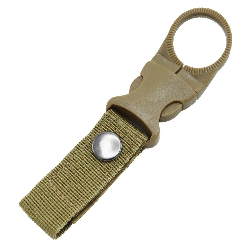 Karabiner Flaschenhalter Clip – Nylon, für Gürtel & Rucksack